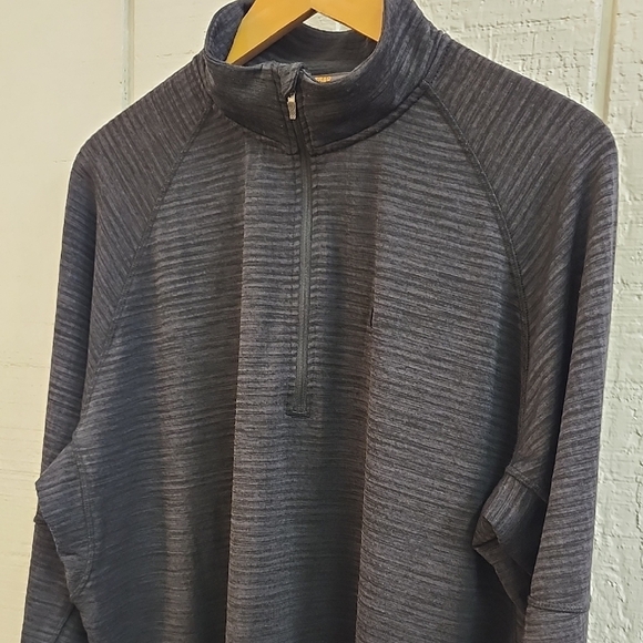 ARIAT Rebar Gridwork Baselayer Men's Charcoal 1/4 Zip LS Long Sleeve Sweater XL - Picture 1 of 11